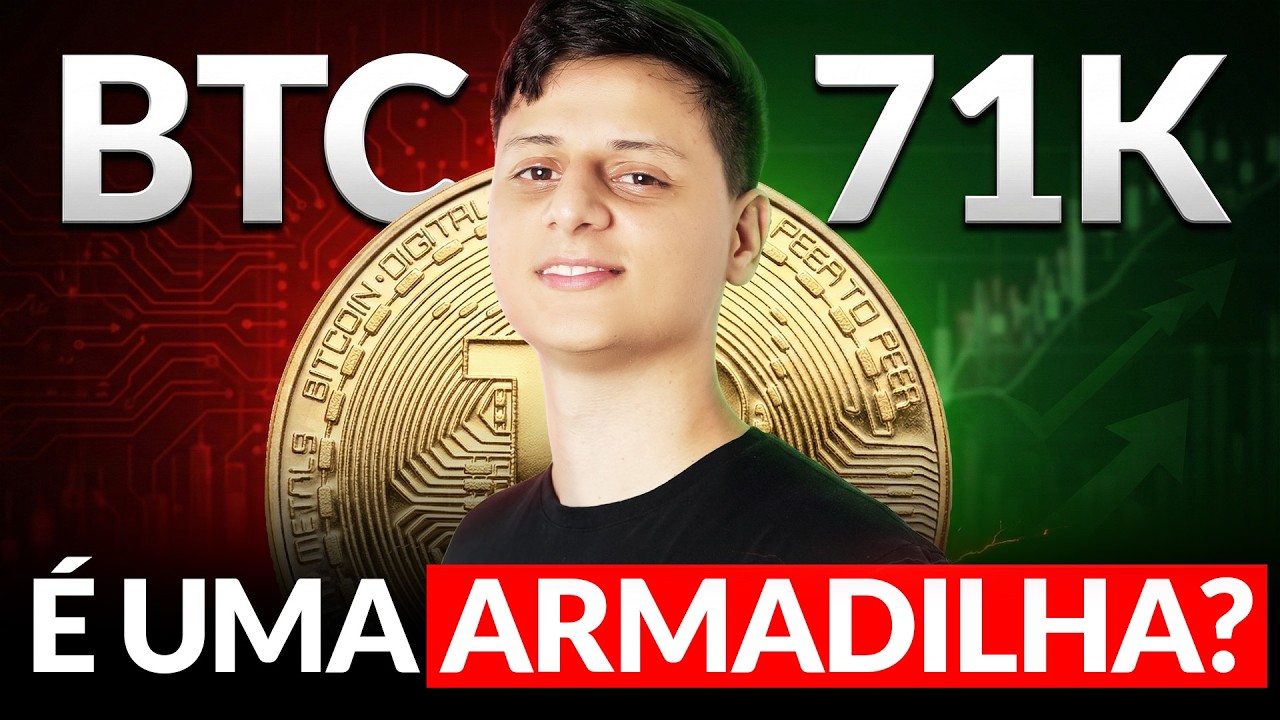 BITCOIN RUMO A 71K: DEVEMOS ACREDITAR NA ALTA?