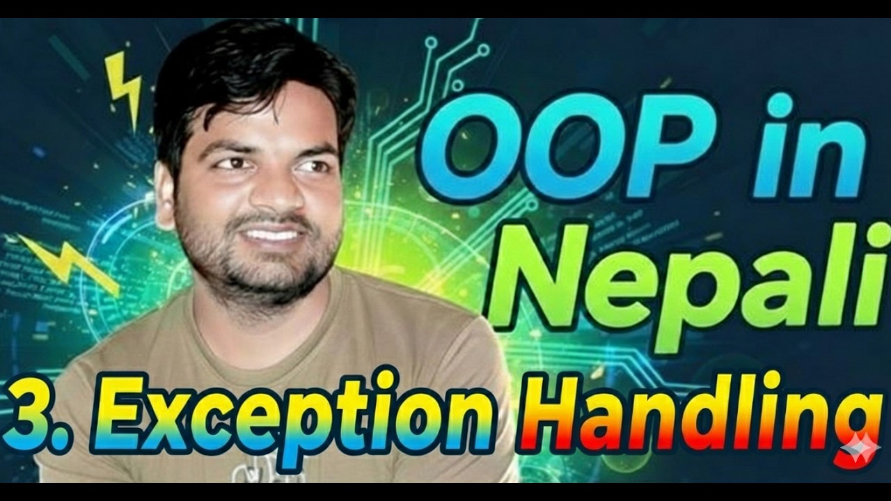 29. OOP in Java || Exception Handling Part 3 