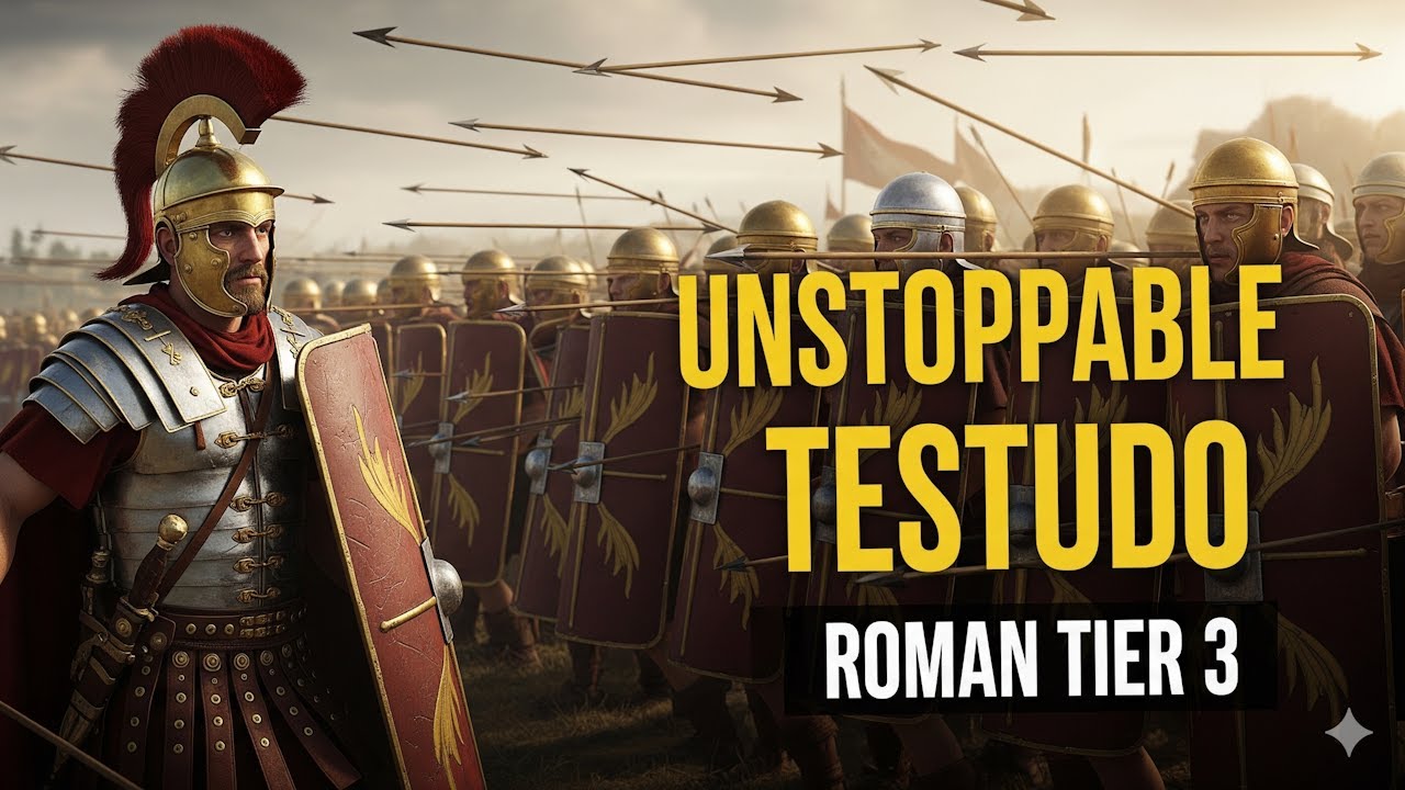 Total War: Arena | Roman Tier 3 Infantry | Unstoppable Testudo Formation Gameplay!