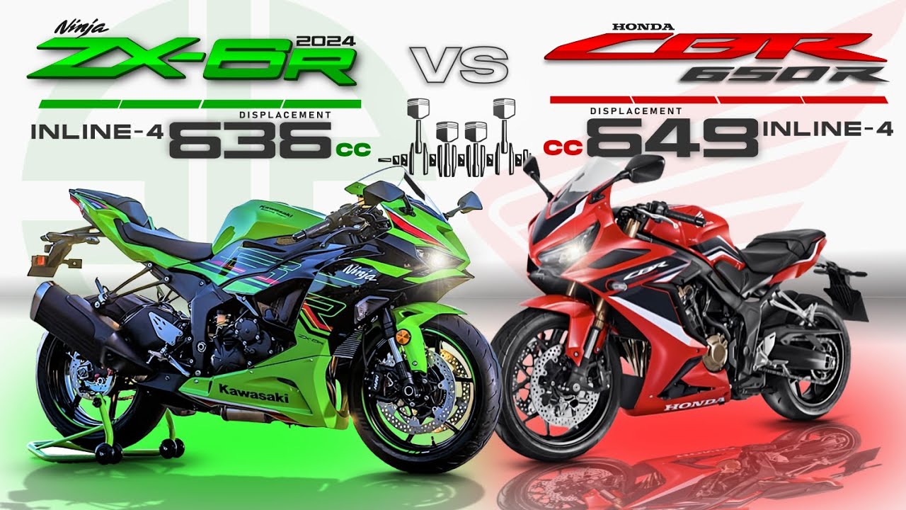 Kawasaki Ninja ZX-6R против Honda CBR650R ┃ Похожие характеристики, но разный зверь!