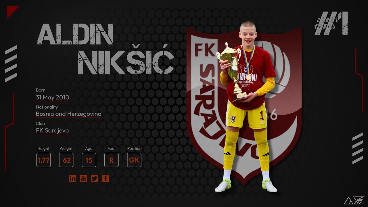 ⚽ 🧤#1 Aldin NIKŠIĆ | Bosnia and Herzegovina 🇧🇦 | sezona 2024 / 2025 🧤⚽