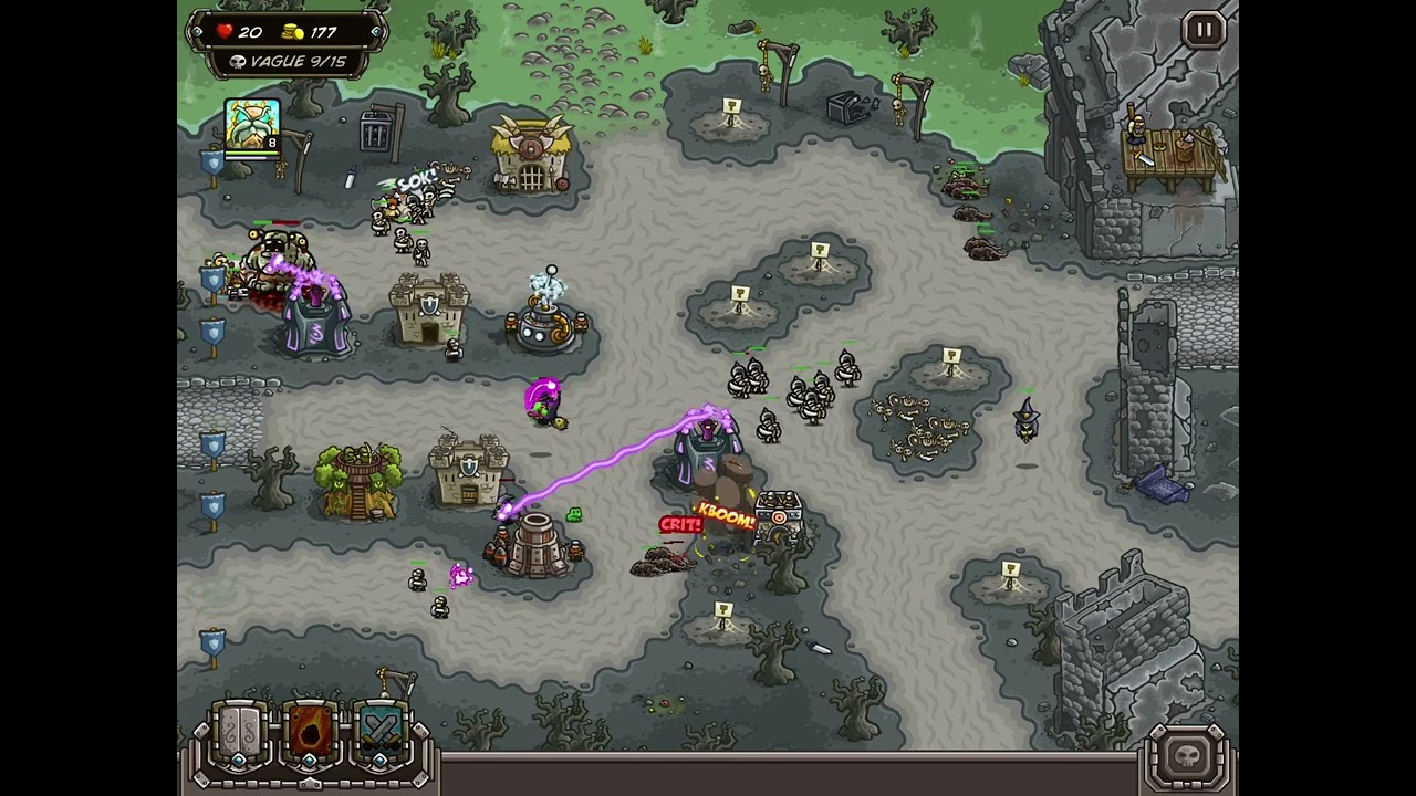 Kingdom Rush - Campagne - Château de Brûlenoir