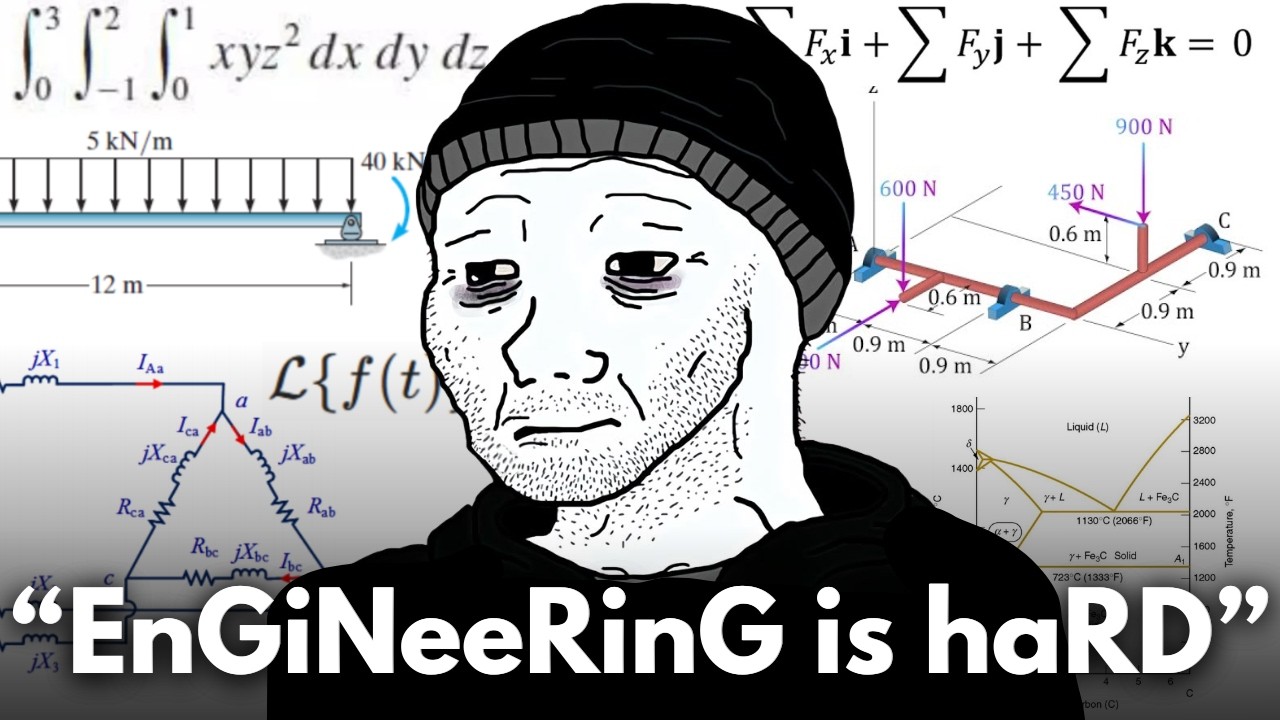 Engineering students fell off