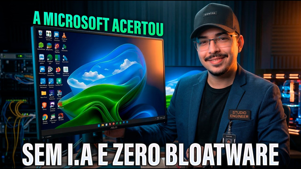 A Microsoft ACERTOU! Conheça o Windows 11 Super Leve (OFICIAL SEM IA)
