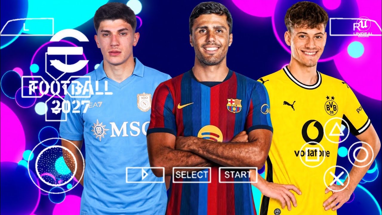 eFootball PES 2027 PSP Android Offline Камера PS5 | Efootball 2027 PPSSPP Обновление сезона & Луч...