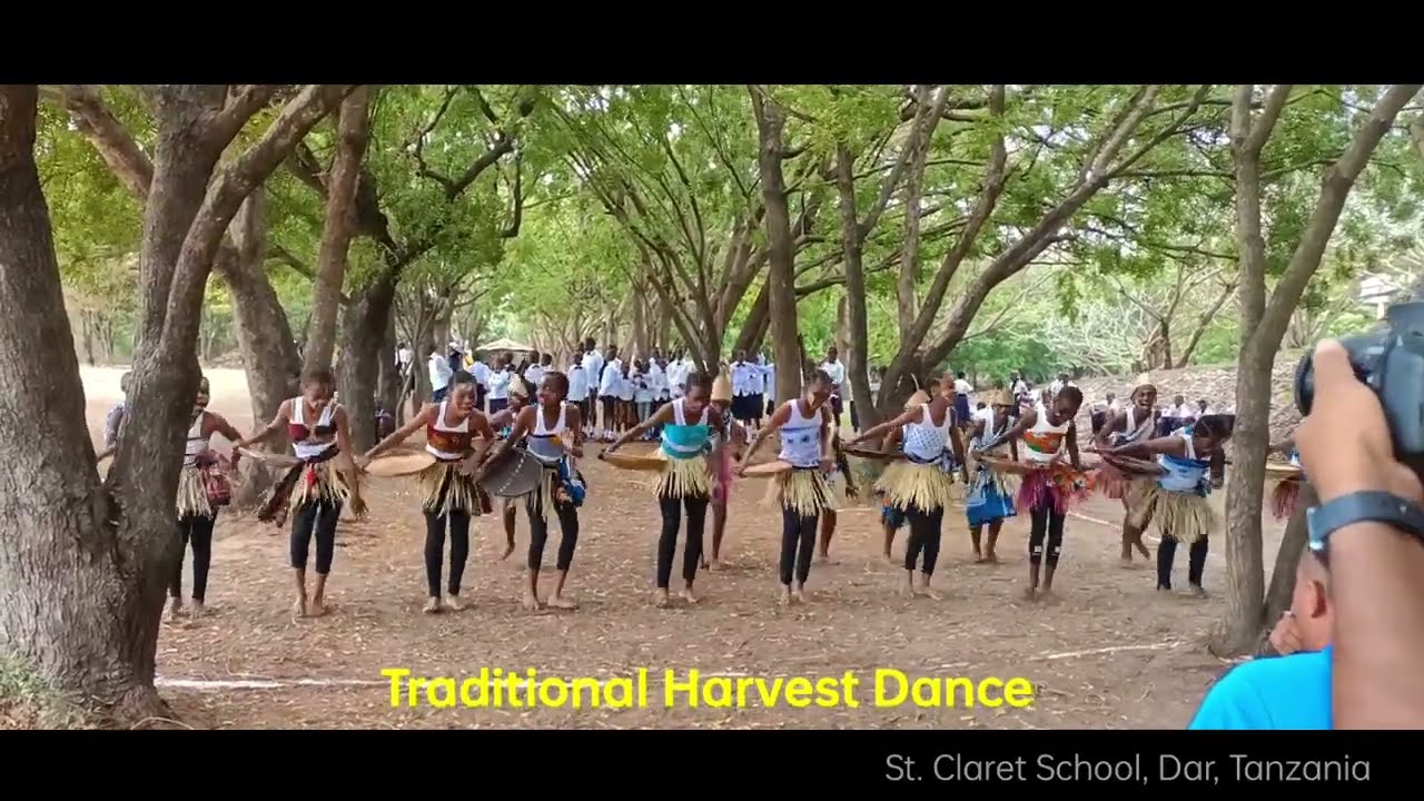 African Traditional Dance| Tanzanian Harvest Dance| St. Claret School, Dar,