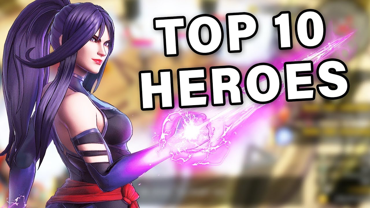 TOP 10 HEROES ► Marvel Ultimate Alliance 3 (MUA3)