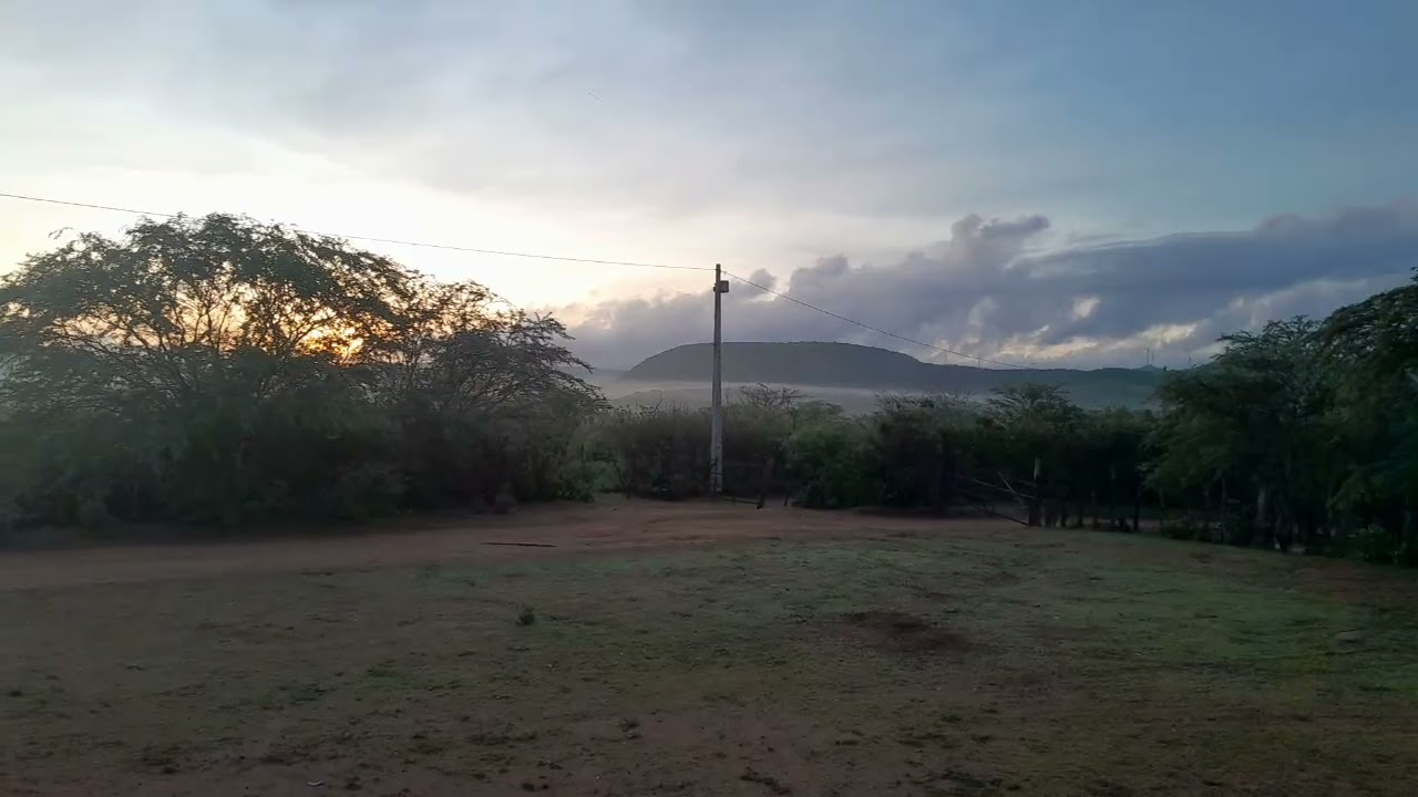 Amanhecer no sitio 