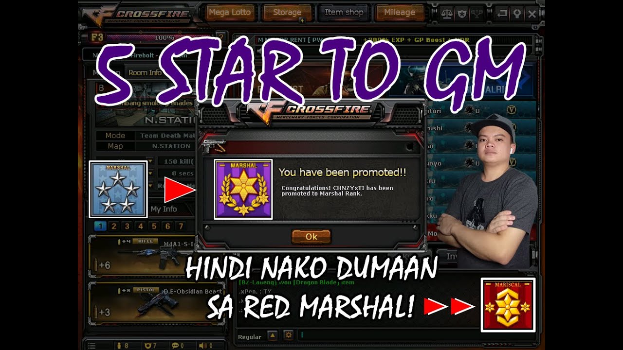 5STAR TO GM | BOOSTING | HINDI DUMAAN SA REDMARSHAL?