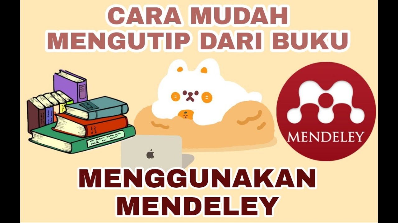 Tutorial Mengutip Dari Buku Menggunakan Mendeley || Daftar Pustaka Dari Buku