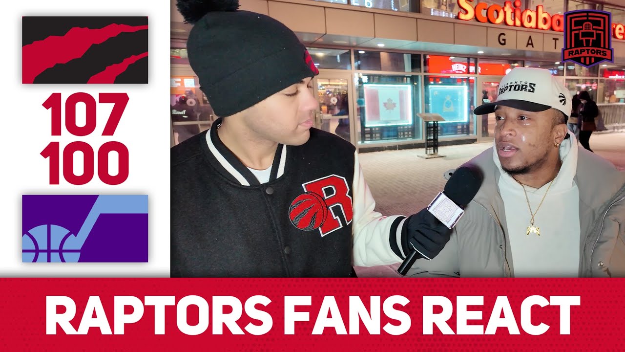 Snubbed? | Raptors Fans React | Raptors 107-100 Jazz
