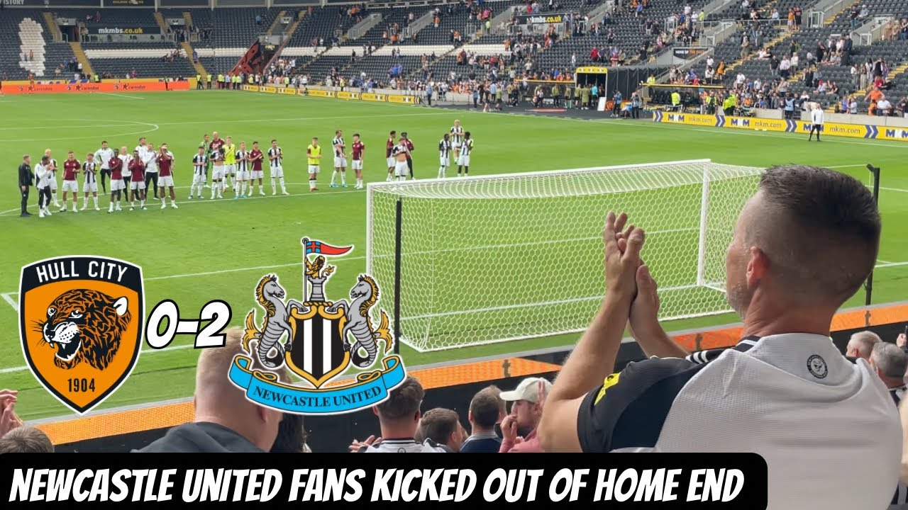 Hull City 0-2 Newcastle United away day vlog - HOME END FAN INVASION over ticket shortage !!!!