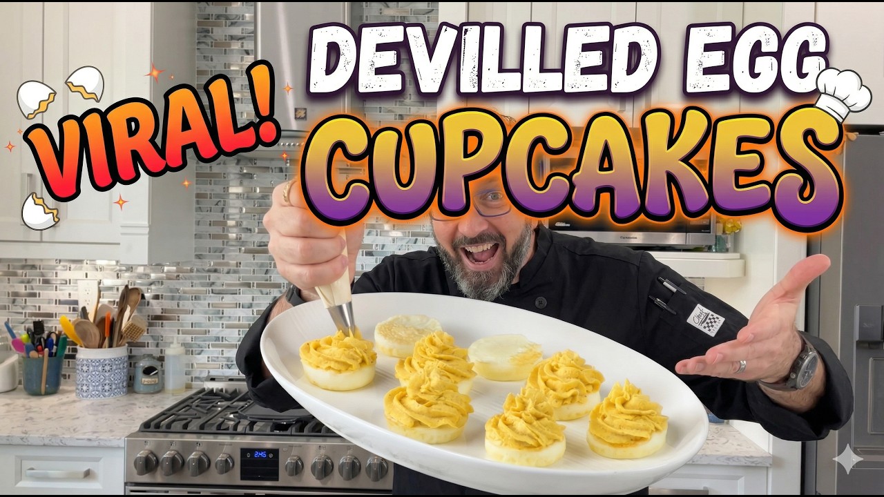Irresistible Devilled Egg Cupcakes