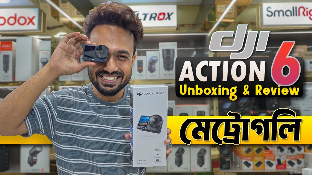 Dji Osmo Action 6 in India 😱 | Metro Gali Kolkata | Unboxing & Review | Camera Market Action Camera