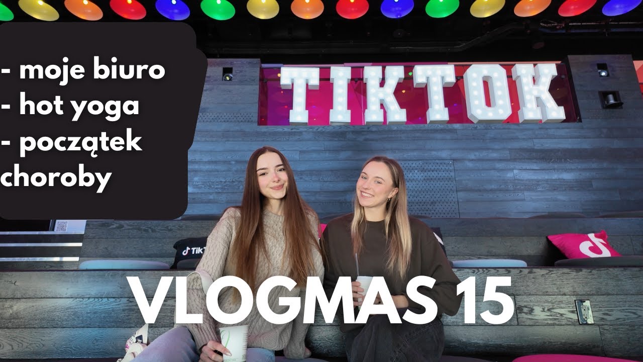Moje biuro TikToka w NYC 🗽+ hot yoga + zaczynam chorować | VLOGMAS 15