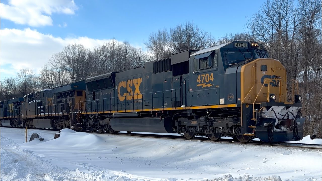 CSX Coal Train with MAC leader | Mount Airy MD 1/29/2026 