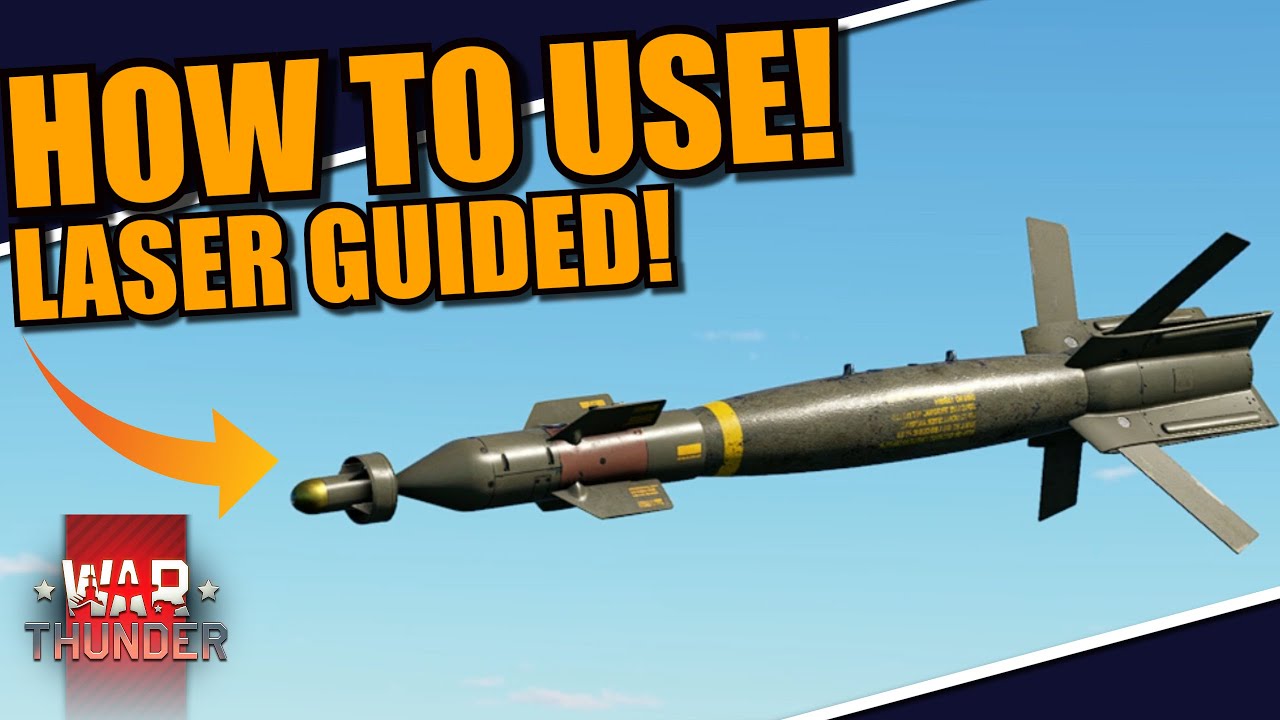 War Thunder - HOW TO use LASER GUIDED ammunition! BOMBS & MISSILES!