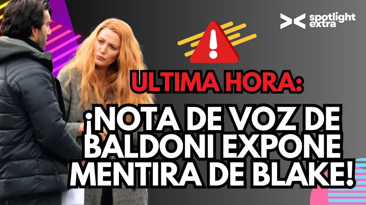Blake Lively queda EXPUESTA: Nuevas notas de audio y más escándalos