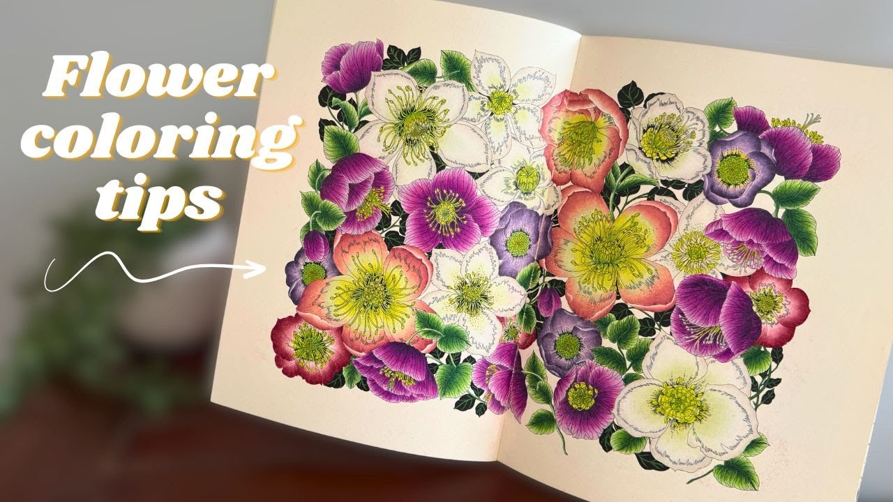 Improve Your Floral Coloring - Leila Duly Edition