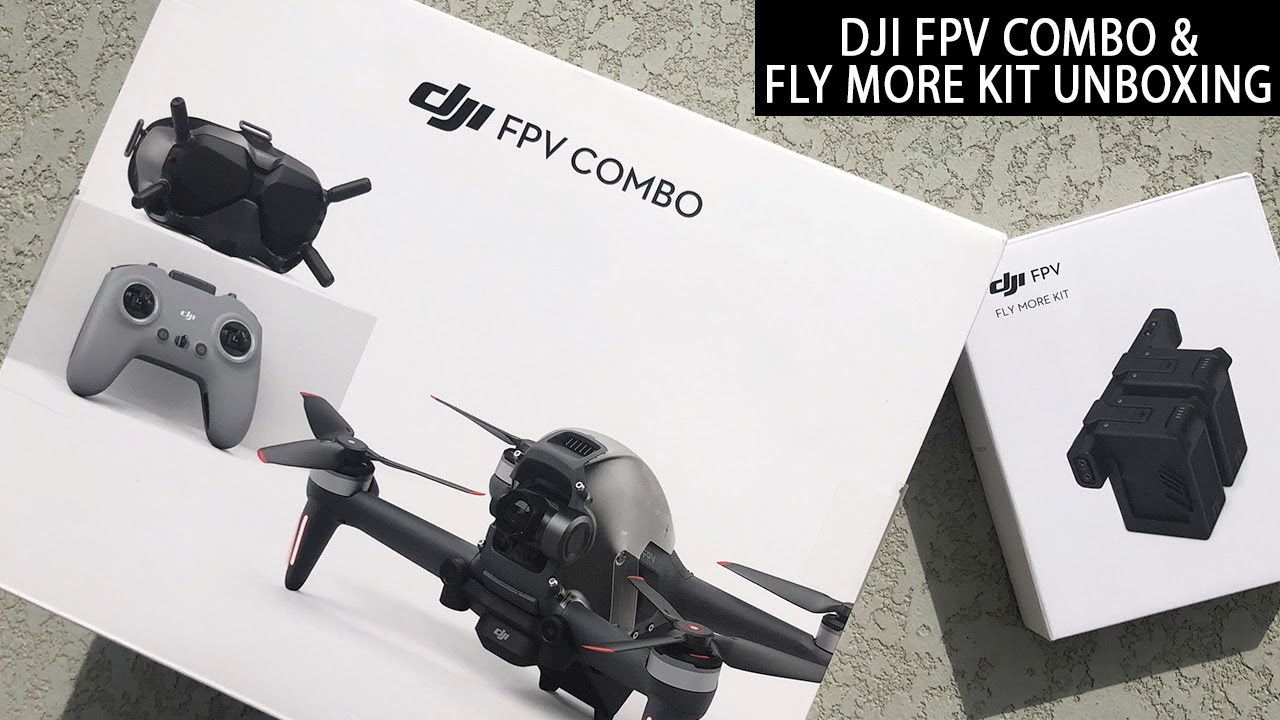 DJI FPV Combo Unboxing & DJI FPV Fly More Kit - DJI FPV Drone & DJI FPV Goggles V2