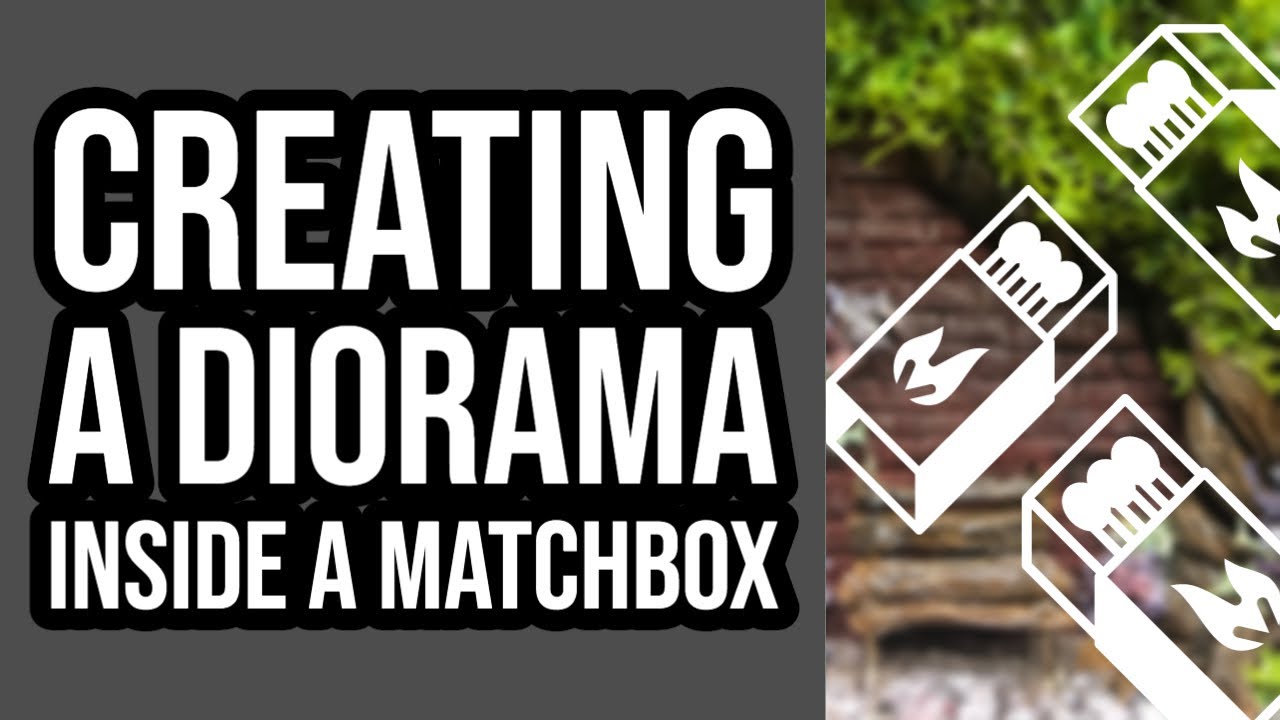 MATCHBOX DIORAMA | Can I create something in this little space?