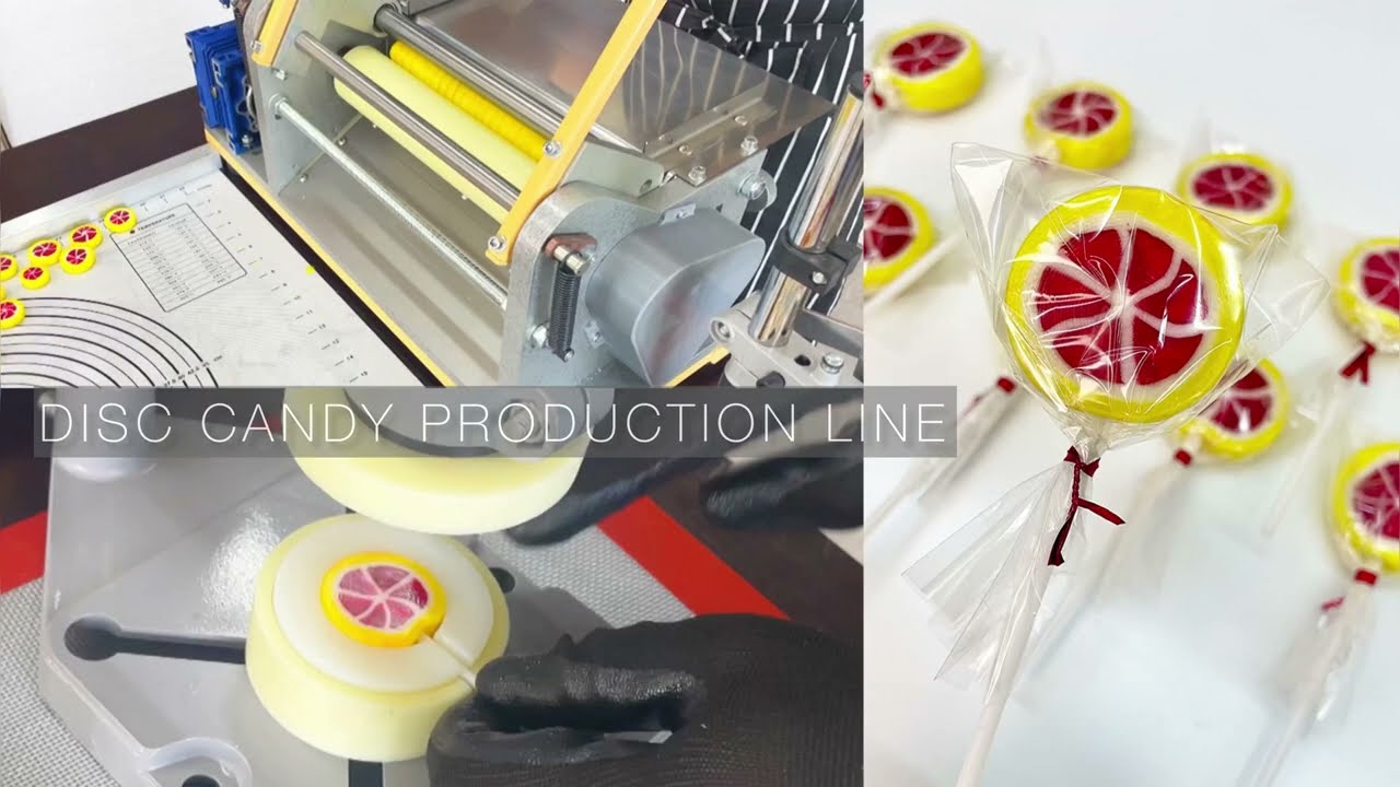 РЕЖУЩАЯ МАШИНА ДЛЯ КОНФЕТ ДИАМЕТРОМ ДО 35 мм / DISC CUTTER MACHINE FOR CANDIES UP TO 35 MM DIAMETER