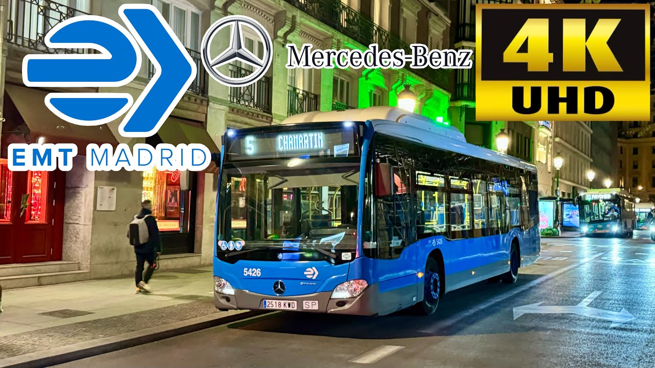 [EMT Bus Madrid:5 Chamartín to Sol/ Sevilla via Castilla & Colón] Mercedes-Benz Citaro O530 Hybrid