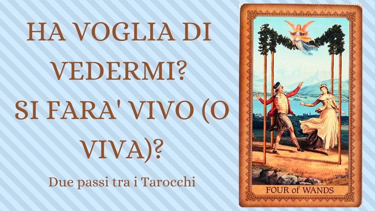 Ha voglia di vedermi? Si farà vivo/a? (relazioni in pausa o complicate)