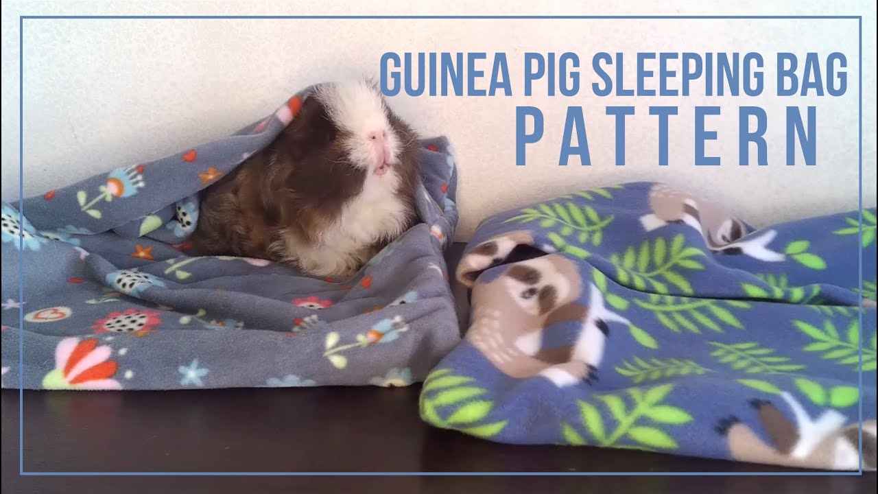 Guinea Pig Sleeping Bag Pattern: An Easy Fleece Bed for Small Pets