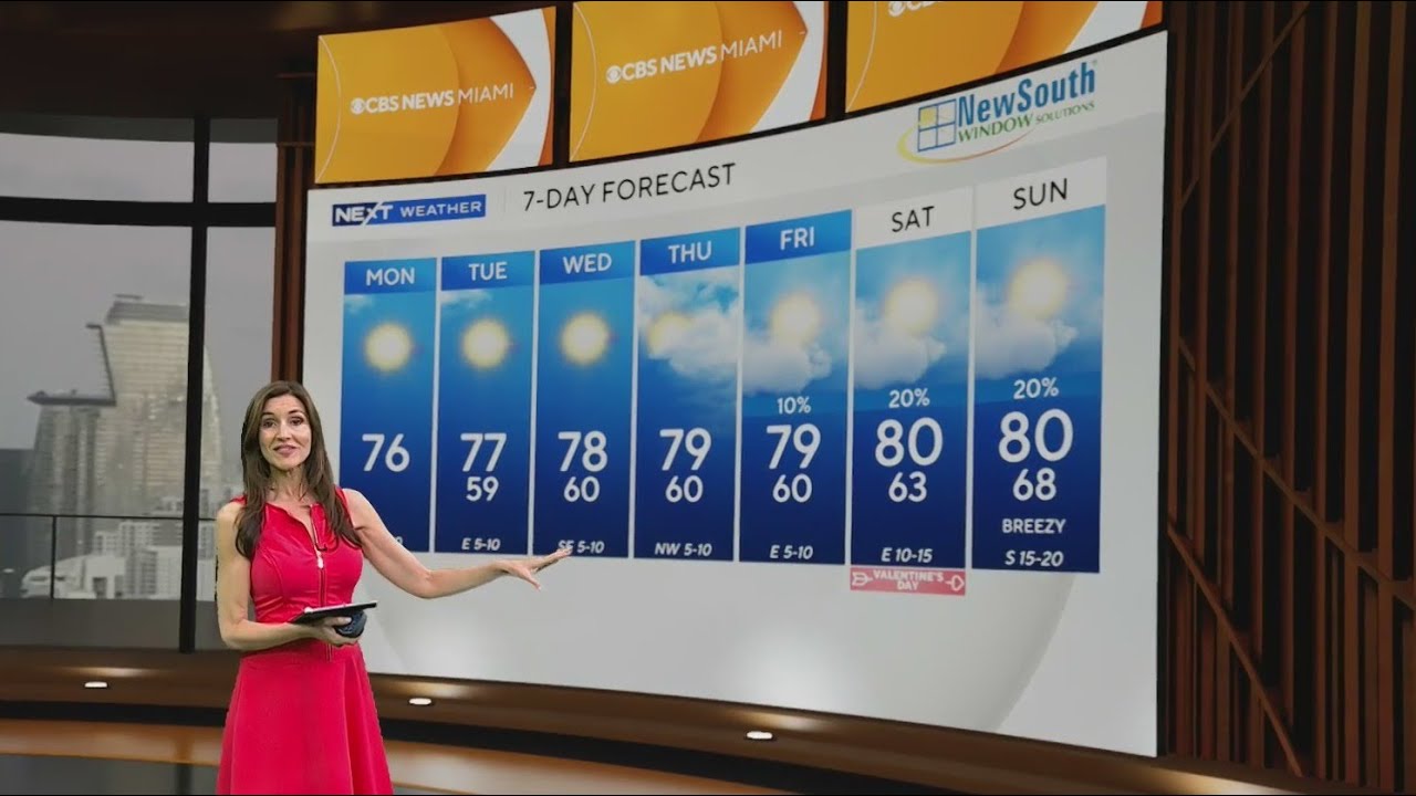 South Florida seeing chilly start to Monday morning, but a warming trend is on the way