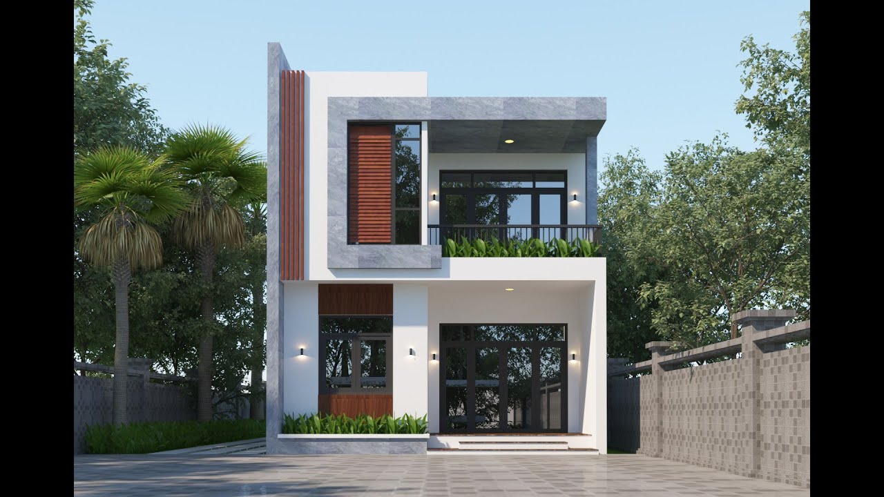 Mẫu Thiết Kế NHÀ PHỐ 2 TẦNG Hiện Đại 7x12m tại Hải Dương | Thiết Kế Thi Công Trọn Gói