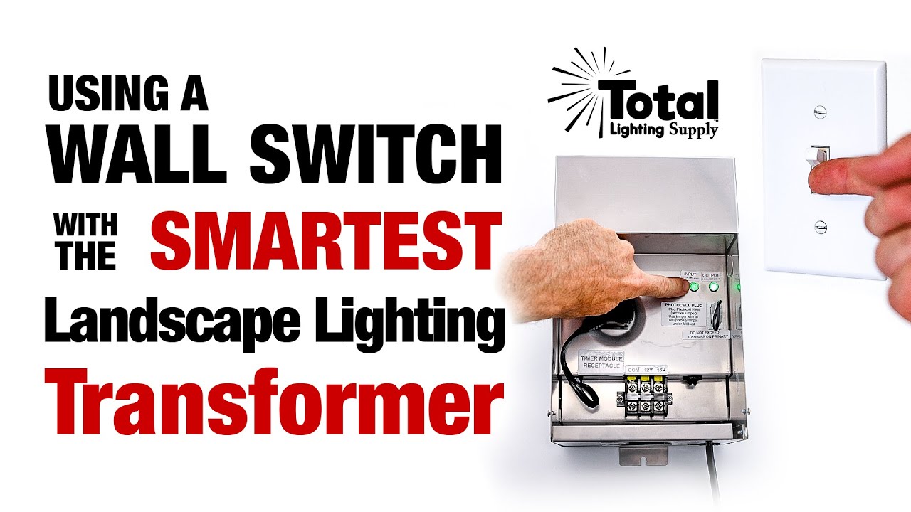 Using a Wall Switch with the Smartest LED Low Voltage Landscape Lighting Transformer!