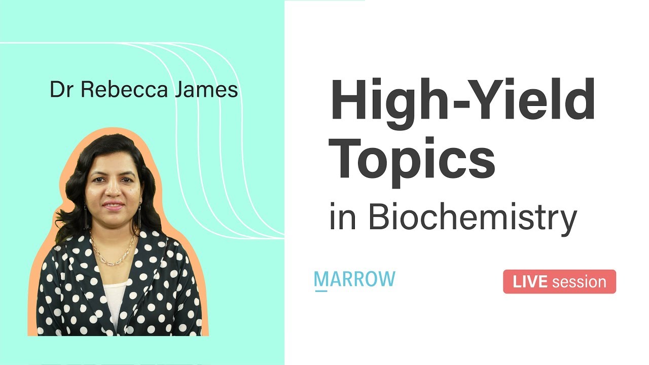 Live Session: High yield topics in Biochemistry for NEET PG 2020 with Dr. Rebecca James