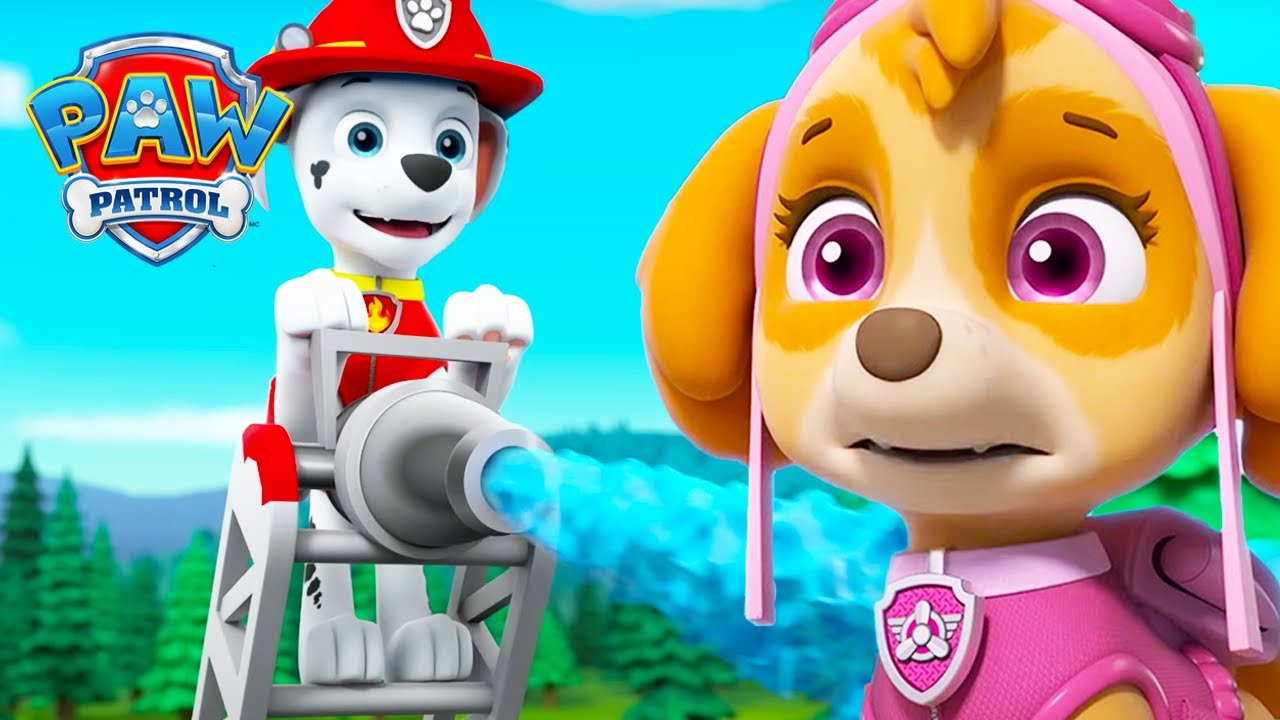 Skye räddar borgmästare Humdinger från gigantiska isbitar 🧊🐾| PAW Patrol | På Svenska