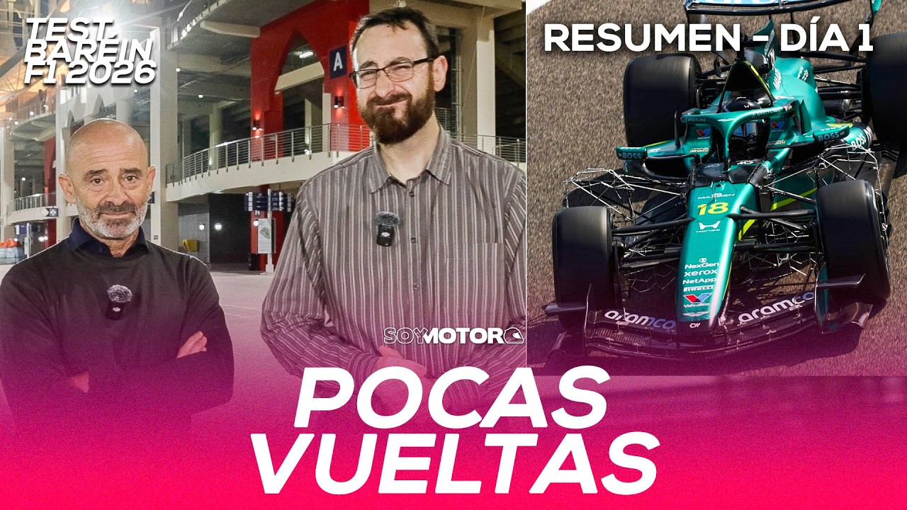 Cruces para Aston en el primer día de test | Lobato y Rosaleny, Test Baréin - Día 1 | SoyMotor.com