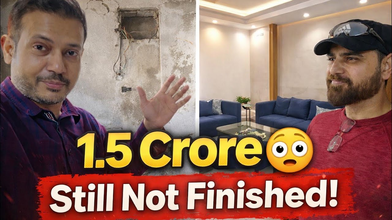600 Yards House in Karachi | 1.5 Crore Spent But Still Incomplete 😳