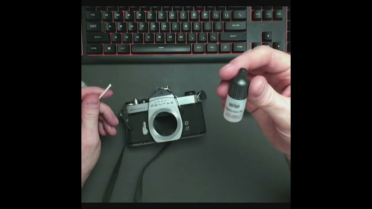 Как починить застрявшее зеркало на фотоаппарате Pentax Spotmatic