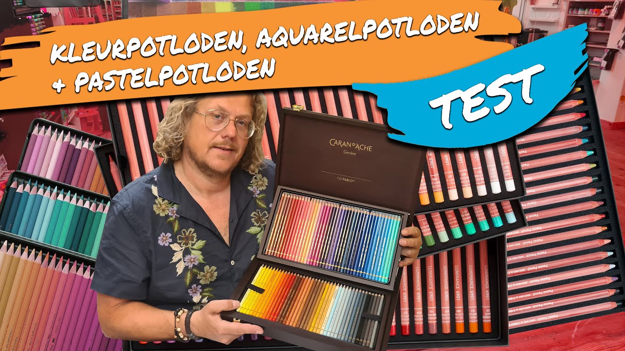 POTLODEN: Kleurpotlood, aquarel en pastel [+5 ULTIEME TIPS]