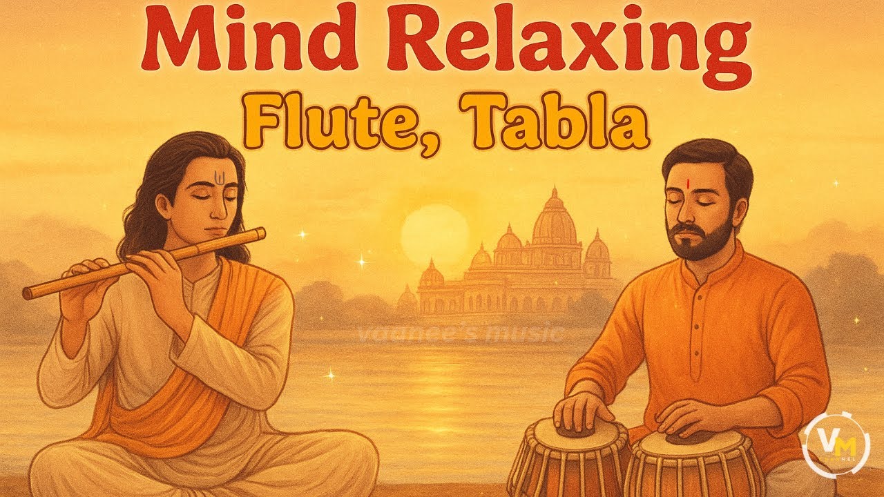 Indian Music for Mind Relaxing | Flute and Tabla |  Peaceful Raga |  Meditation | Ambient Music