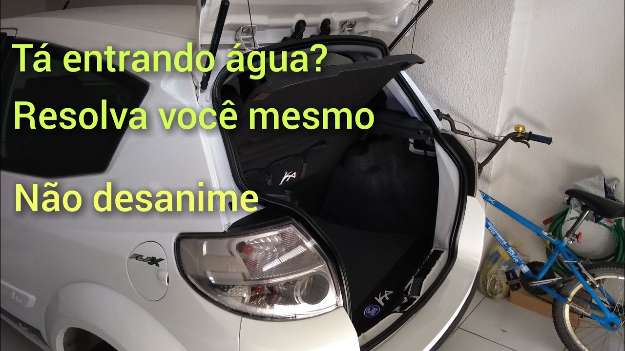 Vejam por onde é possível entrar água no porta malas do Ford Ka.