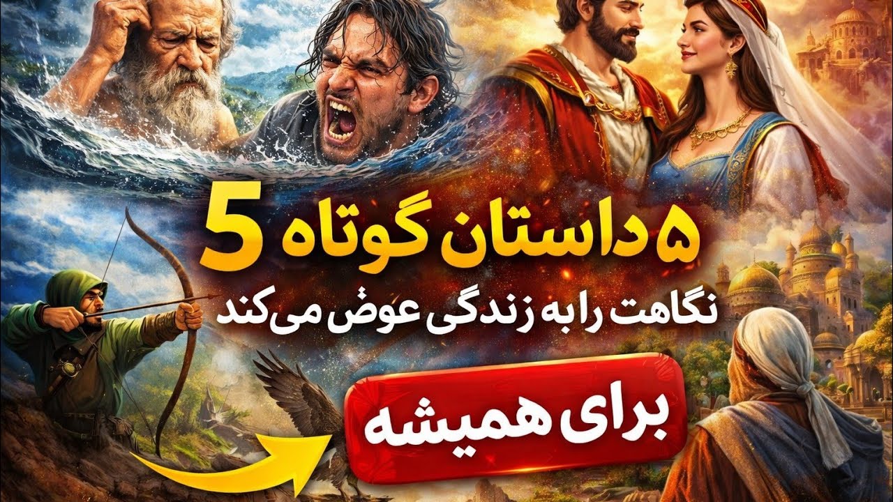 ۵ داستان کوتاه که نگاهت به زندگی را برای همیشه عوض می‌کند ⭐️