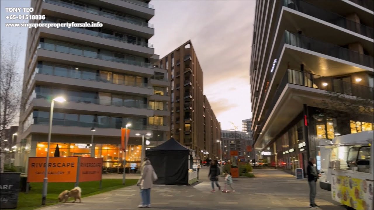 Royal Wharf & Riverscape London Walkabout Video - Starbucks, Little Hudson, SilverClip, Dream Nails