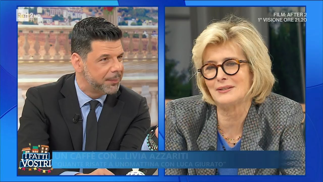 Un caffè con...Livia Azzariti - I Fatti vostri - Puntata del 19/04/2023