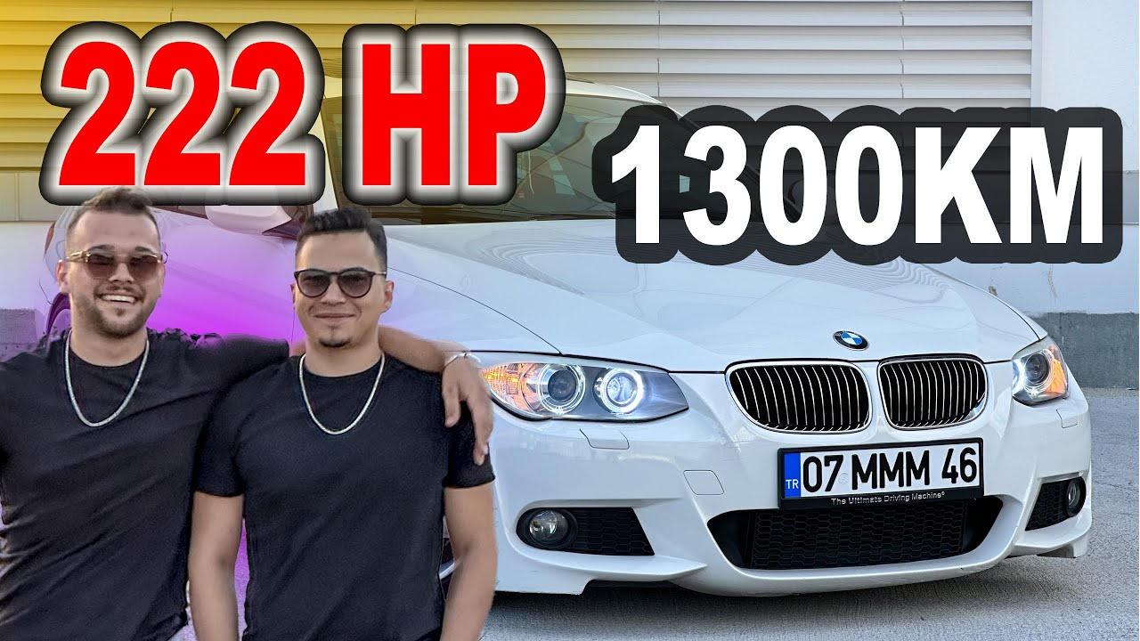 GÜCÜNE KIYASLA YAKIT CİMRİSİ BMW E92 320d  | ANKARA-FETHİYE UZUN YOL VLOG