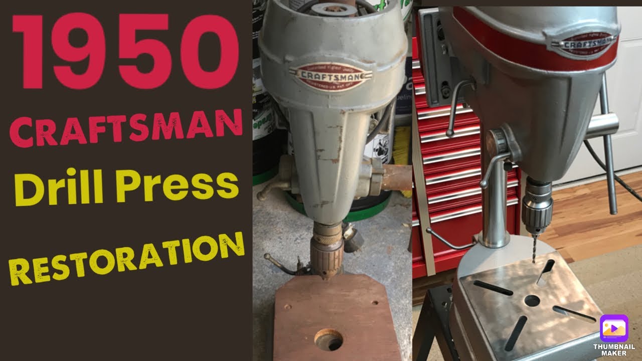 1950 Craftsman Drill Press Restoration!