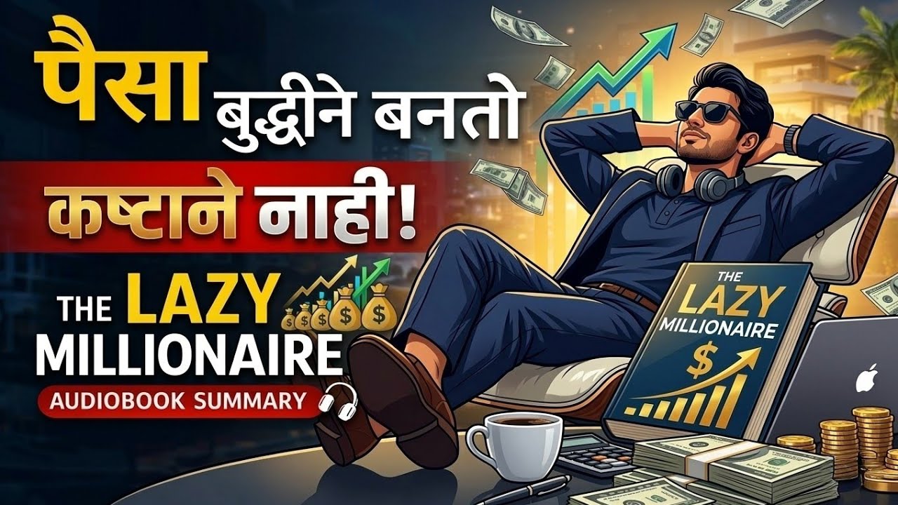 आळशी लोकच करोडपती का होतात?|The Lazy Millionaire  Audiobook| Audiobook In Marathi|marathi audiobook 
