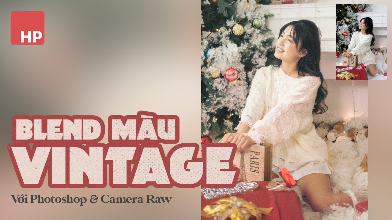 Blend màu Vintage cổ điển như ảnh từ máy chụp film xưa