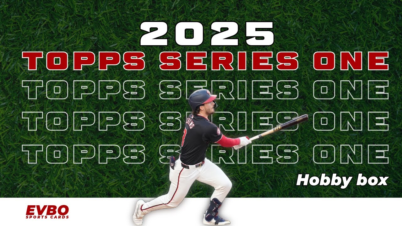 MY FIRST EVER BASEBALL HOBBY BOX | 2025 Topps Series One Hobby Box Opening