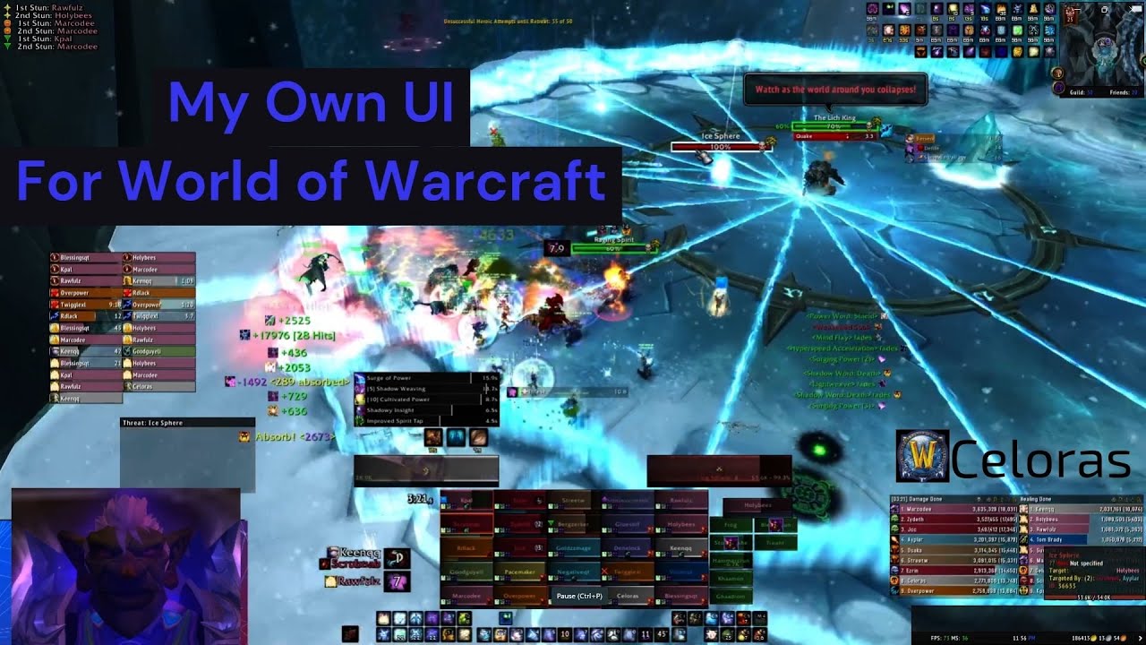 Shadow Priest UI | Wrath Classic | My Default UI for Raiding & General Gameplay