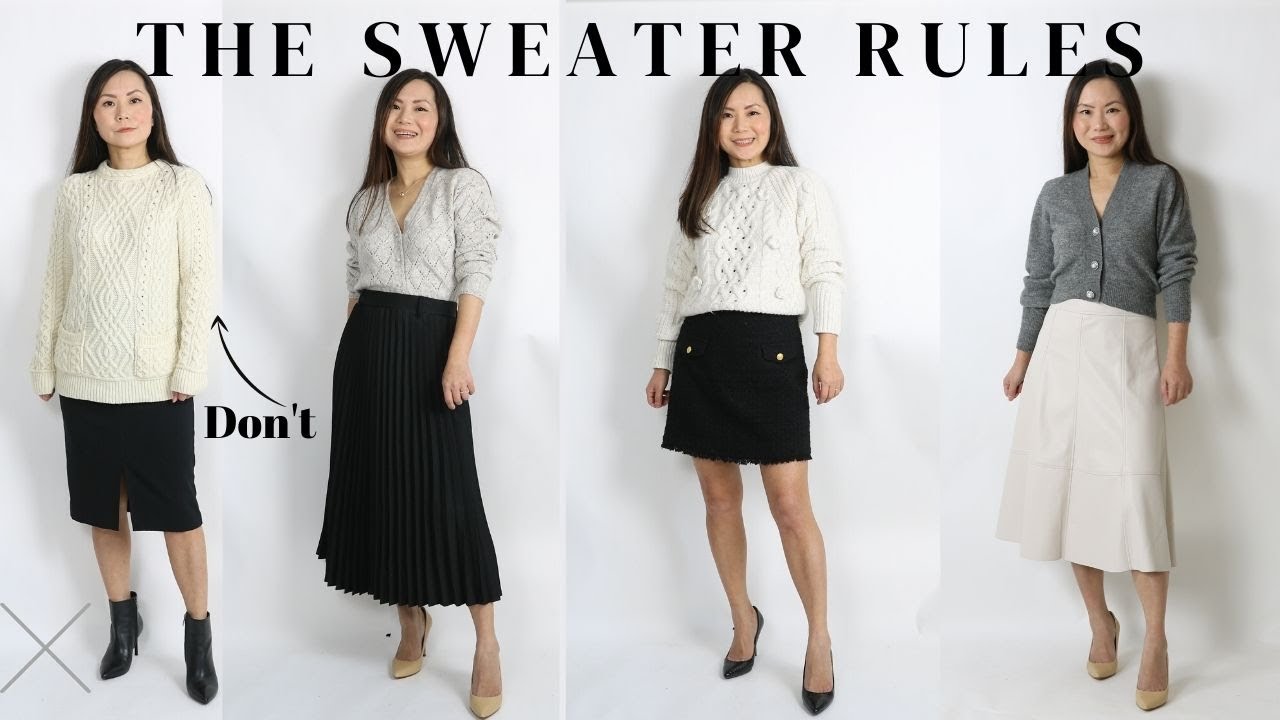 The 4 Sweater Styling Rules Everyone should Learn Once and for All